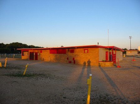 Getty 4 Drive-In Theatre - Concession - Photo From Water Winter Wonderland